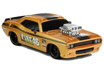 Zdalnie Sterowane Auto 1:16 R/C Pilot 27 Złote Dodge Challenger