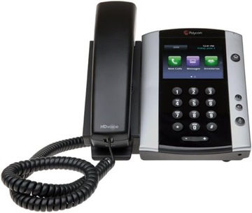 Polycom VVX 500 Skype for Business, POE 12xSIP, 2xGbETH , 2x USB