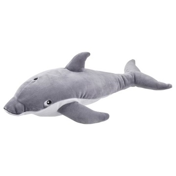 IKEA BLAVINGAD Pluszak, Delfin szary, 50 cm