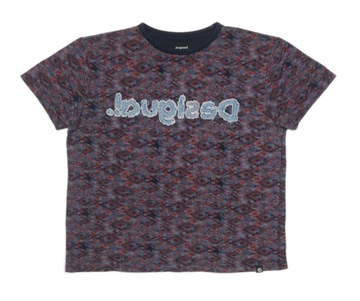 DESIGUAL Damski T-shirt Koszulka Boxy Logo r. M 38 / L 40