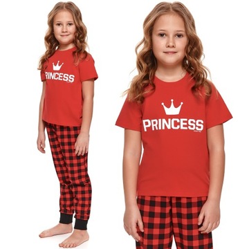 PIŻAMKA PRINCESS piżama dla dzieci bawełniana 116