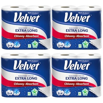 Полотенце бархатное бумажное Extra Long 2 рулона