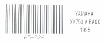 YAMAHA XV 750 VIRAGO 81-98 KRANIK PALIWA ZAWÓR