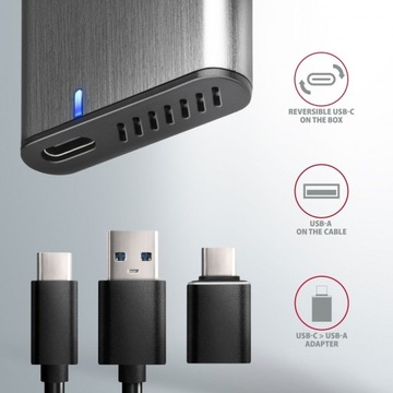 Внешний корпус твердотельного накопителя USB-C 3.2 Gen2 M2 NVMe SATA
