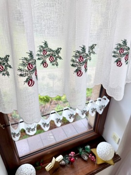 Штора для кухни Jealousy Bauble Christmas Christmas 60 см