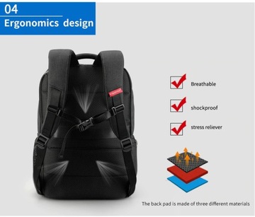 TIGERNU T-B3399 рюкзак для ноутбука 15,6 дюйма