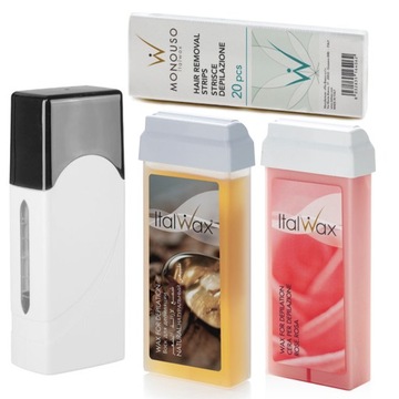 ITALWAX PODGRZEWACZ 2x WOSK ROLKA do depilacji
