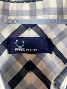 Fred Perry koszula męska ideał logo unikat wzór L