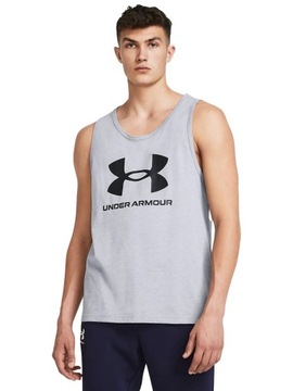 KOSZULKA MĘSKA UNDER ARMOUR BEZRĘKAWNIK SPORTOWY WIOSENNY BAWEŁNA 1382883