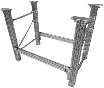 Верстак металлический для упаковки 120х90х90 см STRONG SOLID
