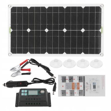 PANEL SOLARNY 180W 18V 100A KONTROLER ZESTAW