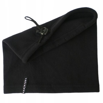 Van Rysel теплый съемный флисовый шарф, черный