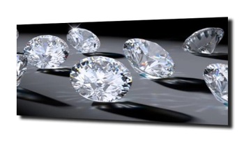 OBRAZ NA SZKLE, PANEL SZKLANY DIAMENTY 58 180X60