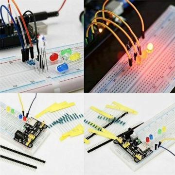 Набор электронных компонентов для Arduino, Pi - контактная плата - 830 шт.