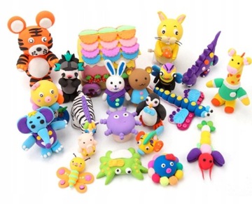 НАБОР СЕНСОРНОЙ ПОЛИМЕРНОЙ ГЛИНЫ FOAM MAGICAL CLAY (12 шт.)