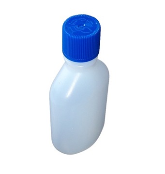 Butelka HDPE 60 ml z bezpieczną nakrętką naciśnij