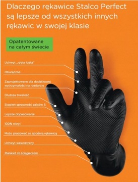 Перчатки Черные нитриловые перчатки Very Strong XL 50 шт.
