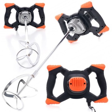 ЭЛЕКТРИЧЕСКИЙ СМЕСИТЕЛЬ ДЛЯ КЛЕЯ, КРАСКИ, БЕТОНА, 2600 ВТ, РЕГУЛИРУЕМЫЙ СМЕСИТЕЛЬ