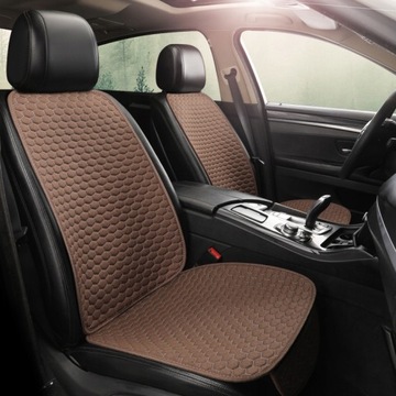 Льняной дышащий чехол на сиденье автомобиля