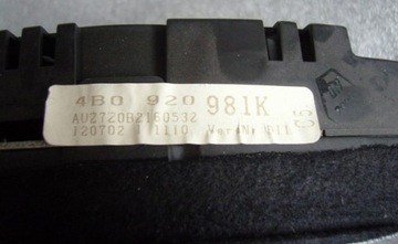 Счетчик часов Audi A6 Benz 99-03 FIS 4B0920981K