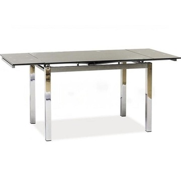 Stół GD-017 Szary 110x74 cm Szklany Nowoczesny Salon Jadalnia