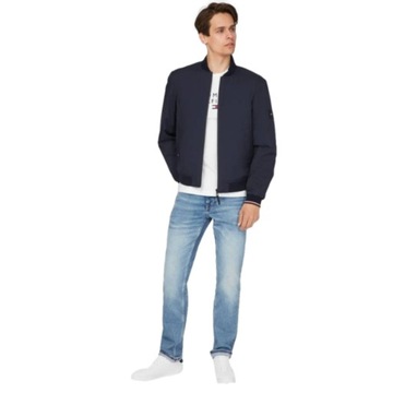 -40% TOMMY HILFIGER KURTKA BOMBER GRANATOWA S