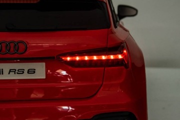 Audi RS6 на аккумуляторе для ребенка до 20 кг Кожа