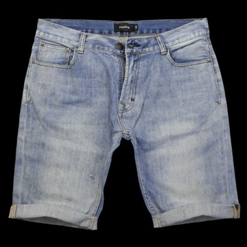 FIRETRAP _ JEANSOWE FIRMOWE SPODENKI Z LOGO _ W34