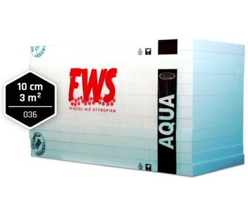 Styropian FWS EPS AQUA 100-036 10cm 3m2 wodoodporn