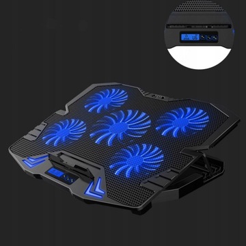 Notebook Cooler z wentylatorem Regulowany Pad chło
