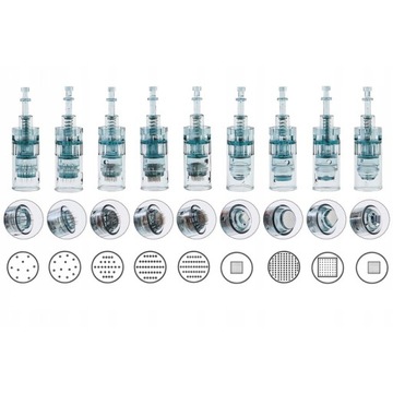 Беспроводная профессиональная микроигольная мезотерапия Dermapen, 20 картриджей