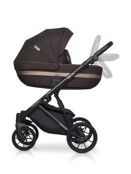 Коляска 3в1 DELTA Riko Basic КОМПЛЕКТ АДАПТЕРОВ ДЛЯ СУМКИ СИДЕНЬЯ С ПОЛНОЙ ПОДВЕСКОЙ