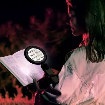 СВЕТОДИОДНАЯ ЛУПА 15-кратная ЛУПА ДЛЯ ЧТЕНИЯ КАКОВ