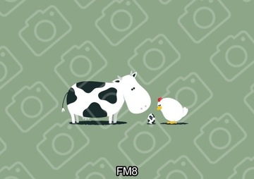 FARMA Фермерский торт Украшение для вафельного торта Сахарный принт А4