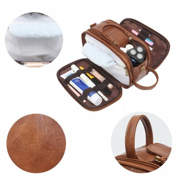 Водонепроницаемая мужская косметичка большой вместительности.