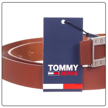 TOMMY HILFIGER DAMSKI PASEK TJW HERITAGE BROWN r85