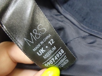 40 MARKS&SPENCER SPODNIE CYGARETKI NAVY T1745