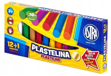 Plastelina ASTRA 12 kol.+1 GRATIS