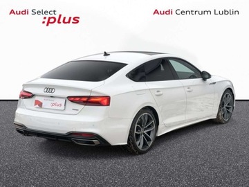 Audi A5 F5 Coupe Facelifting 2.0 45 TFSI 265KM 2022 Audi A5 Sportback Dach panoramiczny, Bang Olufsen Kamera Cofania , Ambien, zdjęcie 4