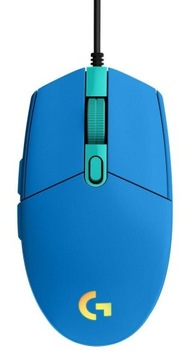 Mysz przewodowa LOGITECH G102 Lightsync Niebieski