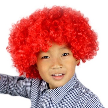Peruka Afro Kręcone Włosy Loki DLA DZIECI Kolory