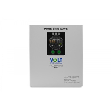 INWERTER SOLARNY UPS Przetwornica SINUS PRO 800S 12/230V+ 30A MPPT