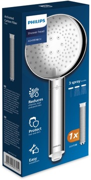 Душевая головка PHILIPS с фильтром, хром, душевой фильтр