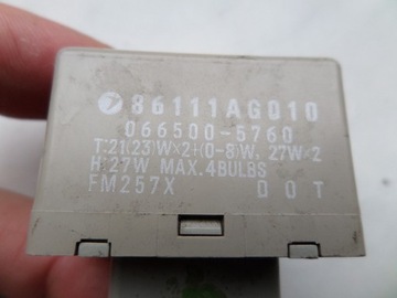 RELÉ LEGACY SUBARU IMPREZA 3 III 2007-2011 SMĚROVKA VÝSTRÁŽNÝCH