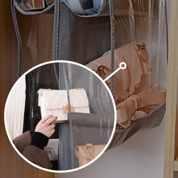 ОРГАНАЙЗЕР ДЛЯ ПОДВЕШИВАНИЯ СУМОК В ШКАФ-вешалка