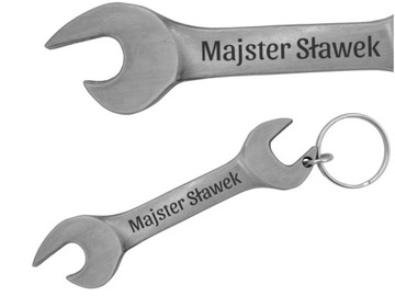Metalowy brelok do kluczy klucz GRAWER otwieracz