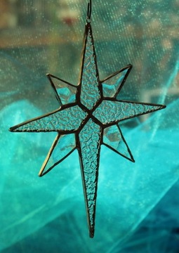 Многоконечная звезда, витражный хрусталь Тиффани, маленький
