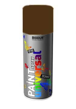 ЭМАЛЬНАЯ КРАСКА-СПРЕЙ УНИВЕРСАЛЬНЫЙ АЭРОЗОЛЬ КОРИЧНЕВЫЙ орех спрей 400 мл