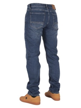 Spodnie męskie jeans W:33 84 CM L:32 granat