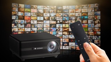 Overmax MULTIPIC 6.1 Светодиодный проектор FULL HD ПРОЕКТОР ANDROID WIFI 6 BT HDMI